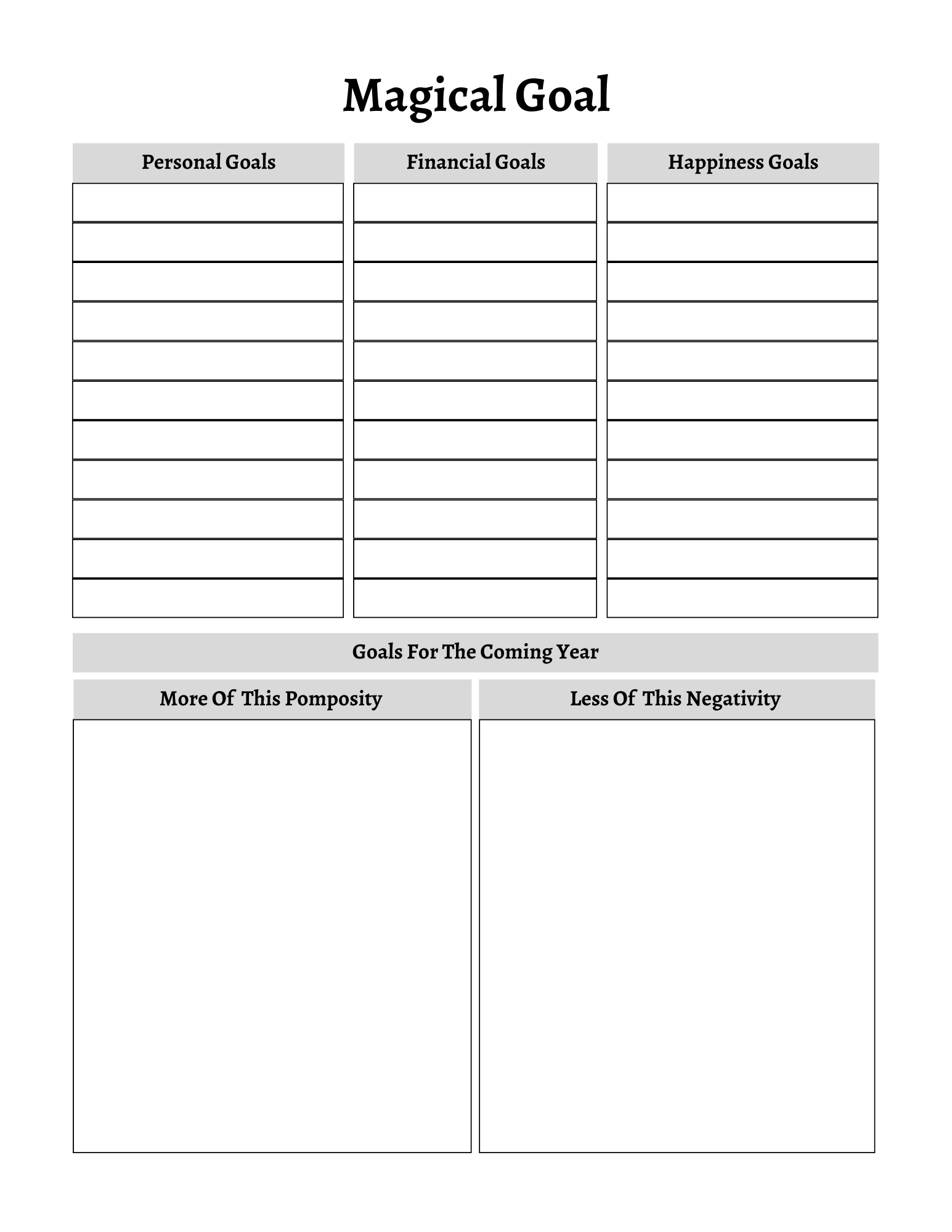 Witchy Planner