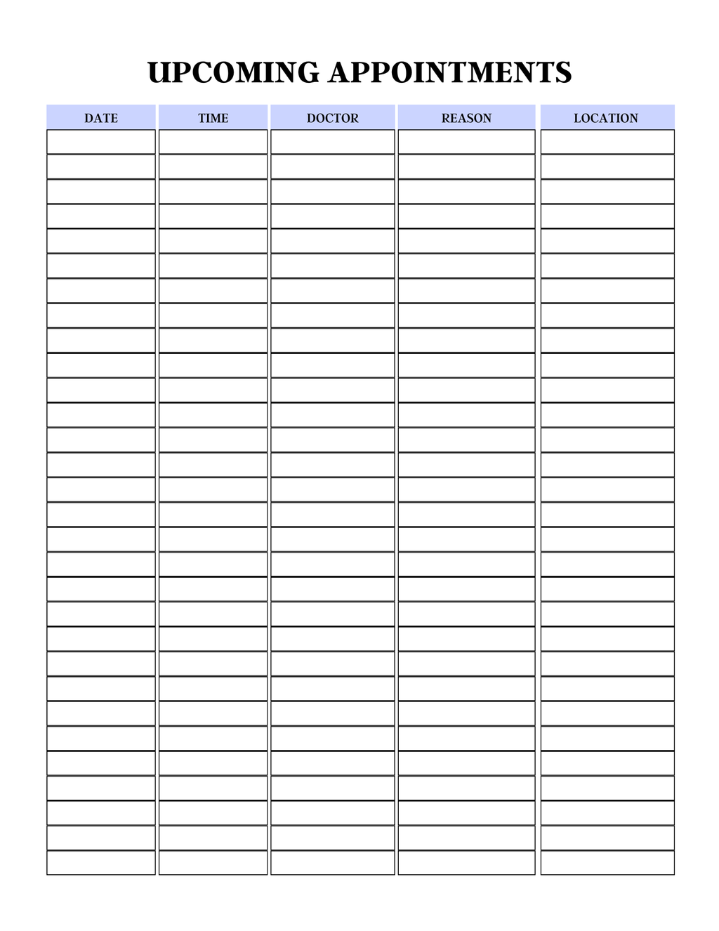 Comprehensive Medical Planner