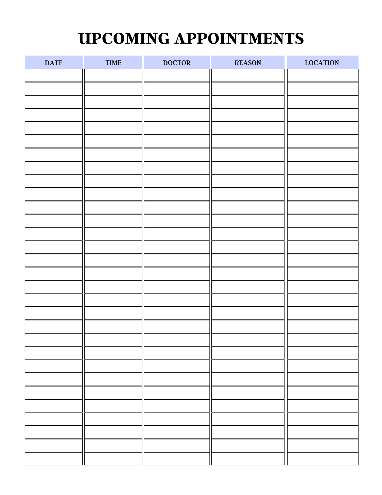 Comprehensive Medical Planner