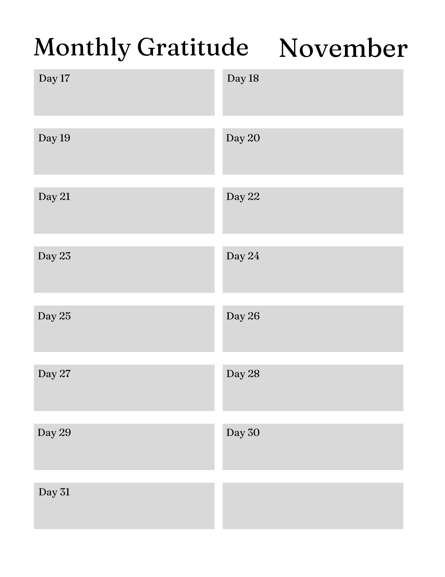 Serenity Prayer Journal