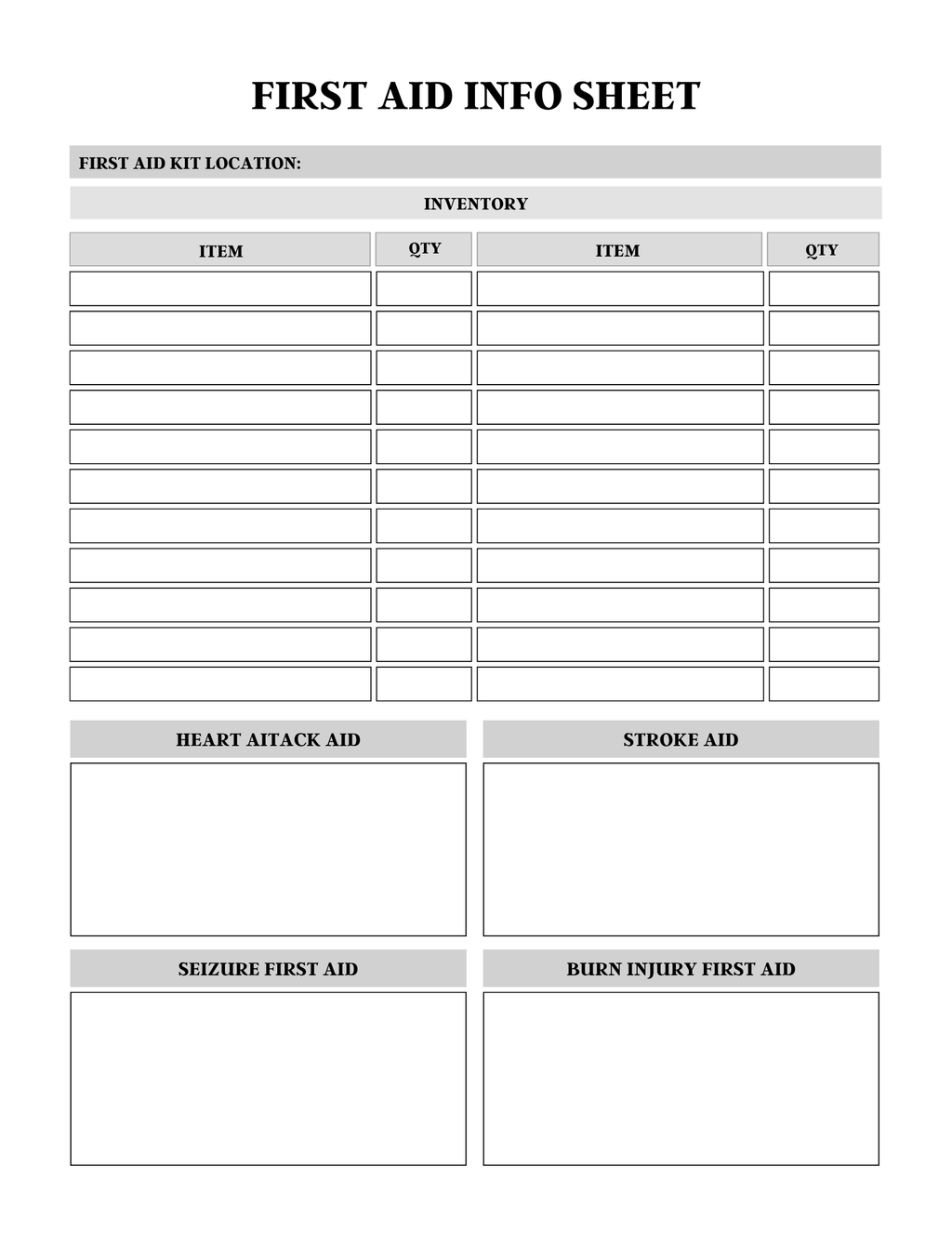 Comprehensive Health Care Planner