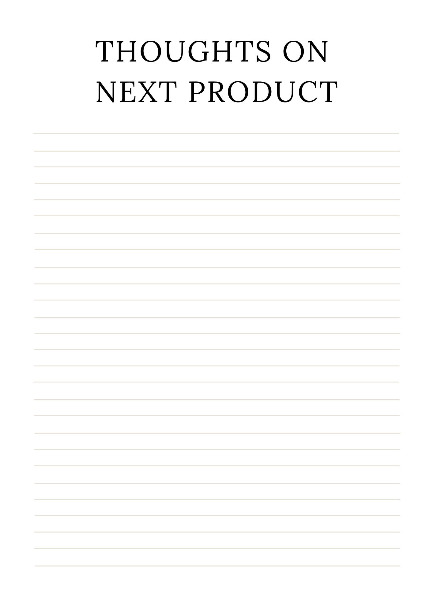 Digital Product Planner