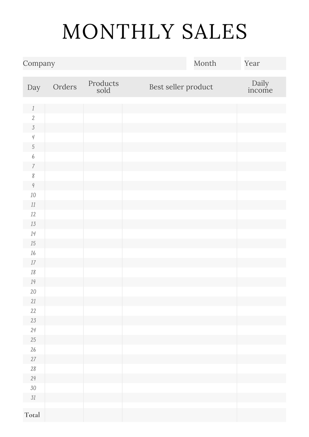 Handmade Business Planner