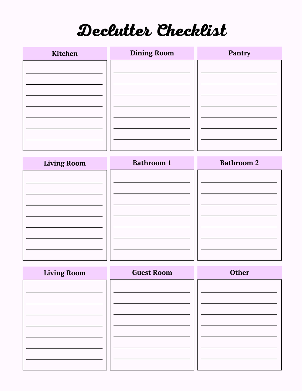 Colorful Self Care Planner