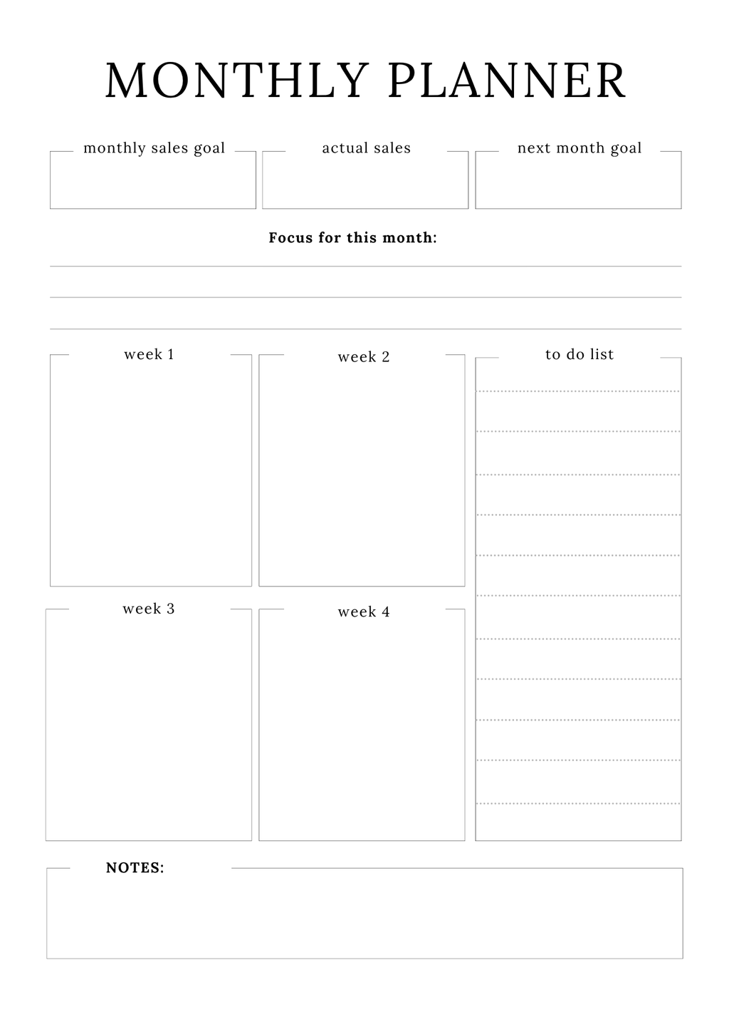 Handmade Business Planner