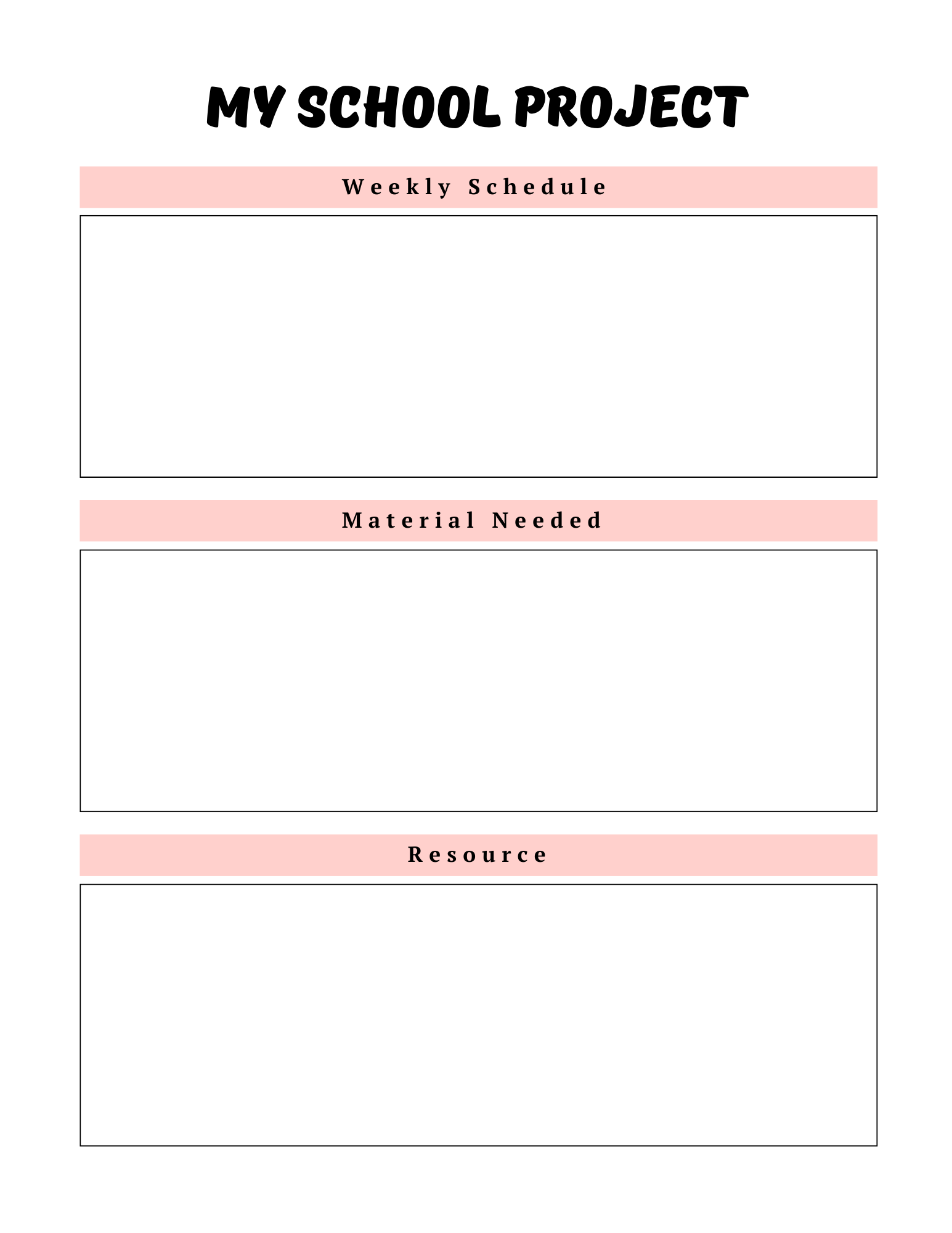 Back -to-school Planner