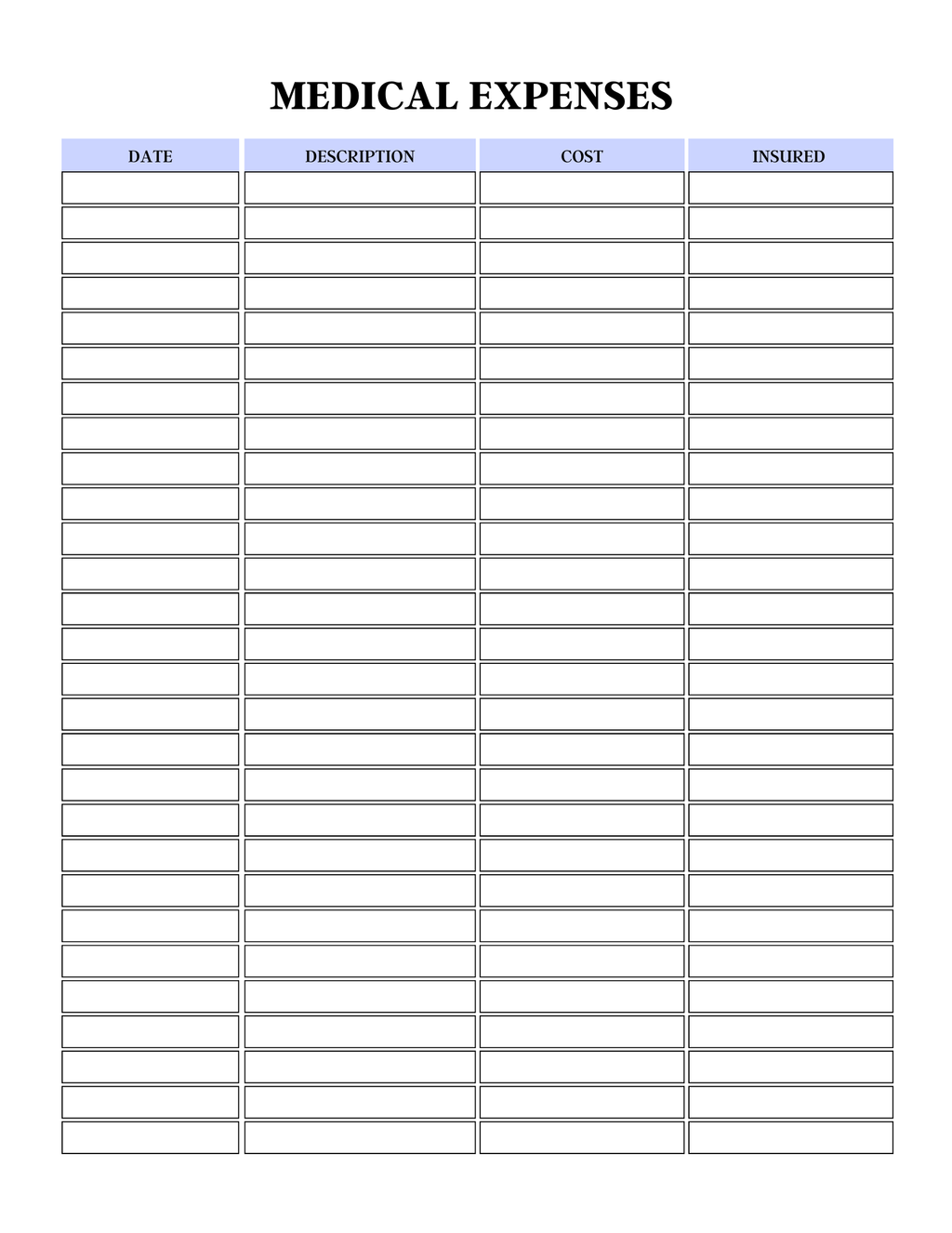 Comprehensive Medical Planner