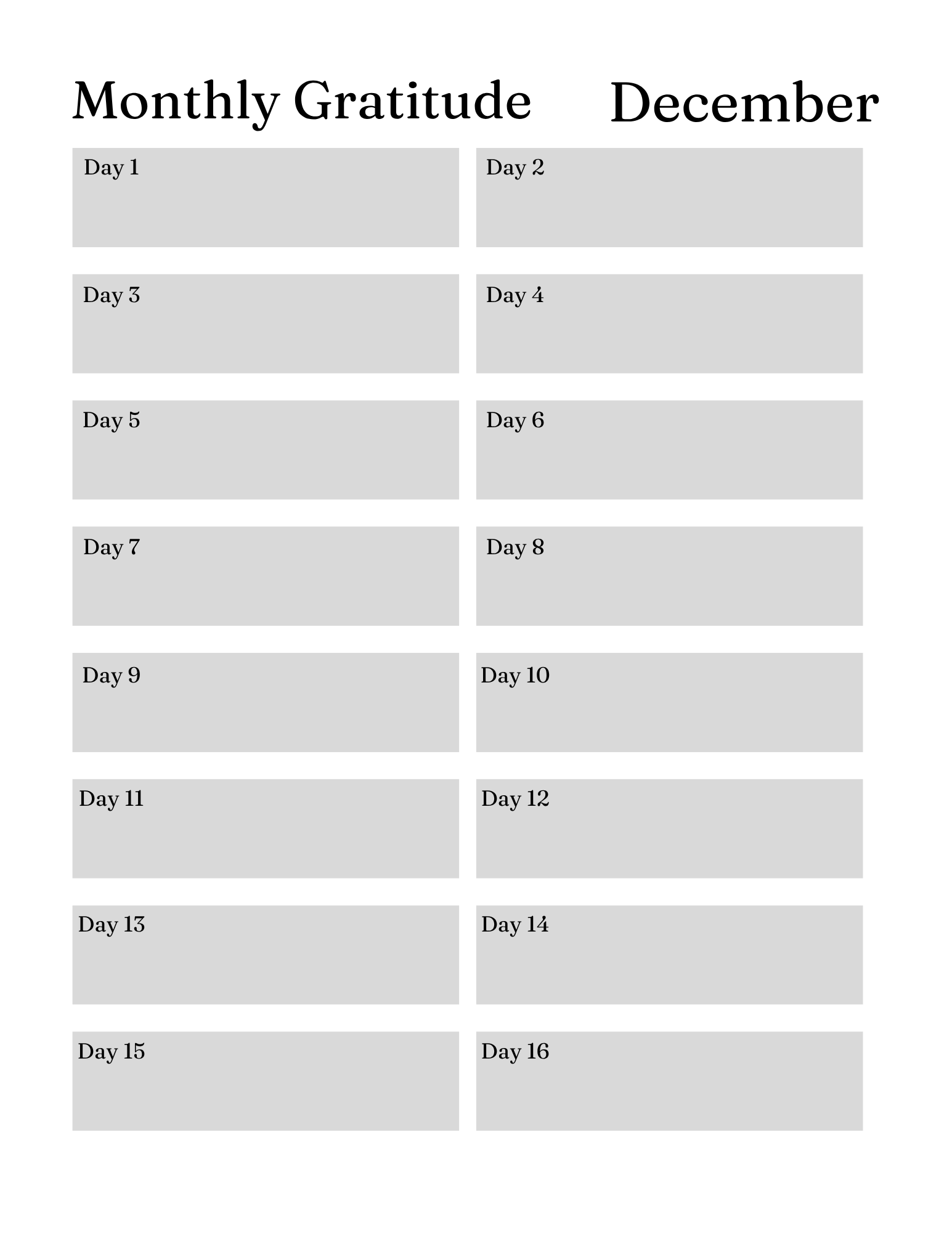 Serenity Prayer Journal