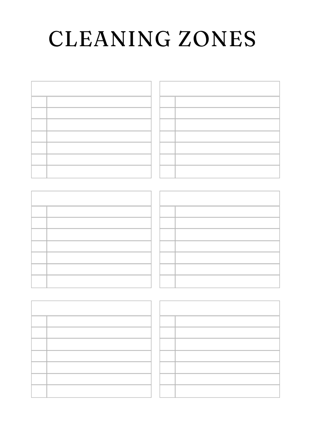 Household Management Planner