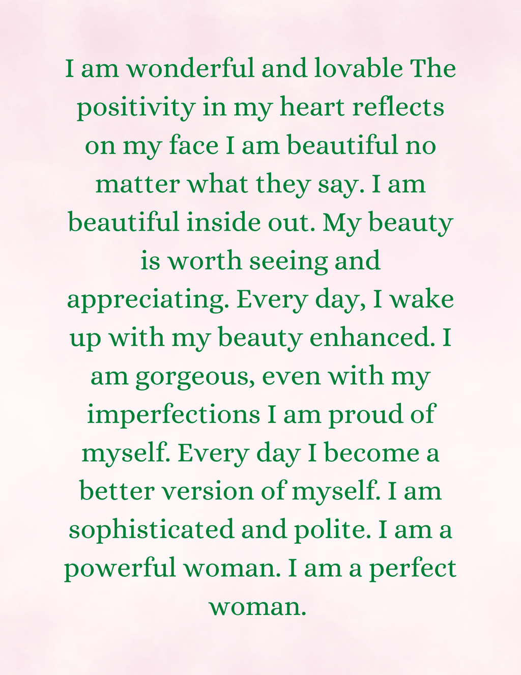 1000 Positive Affirmation for Women