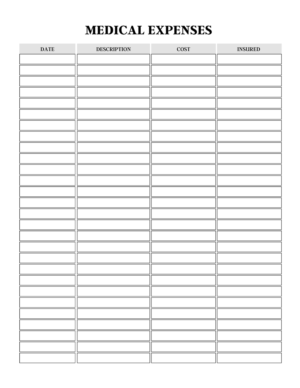 Comprehensive Health Care Planner