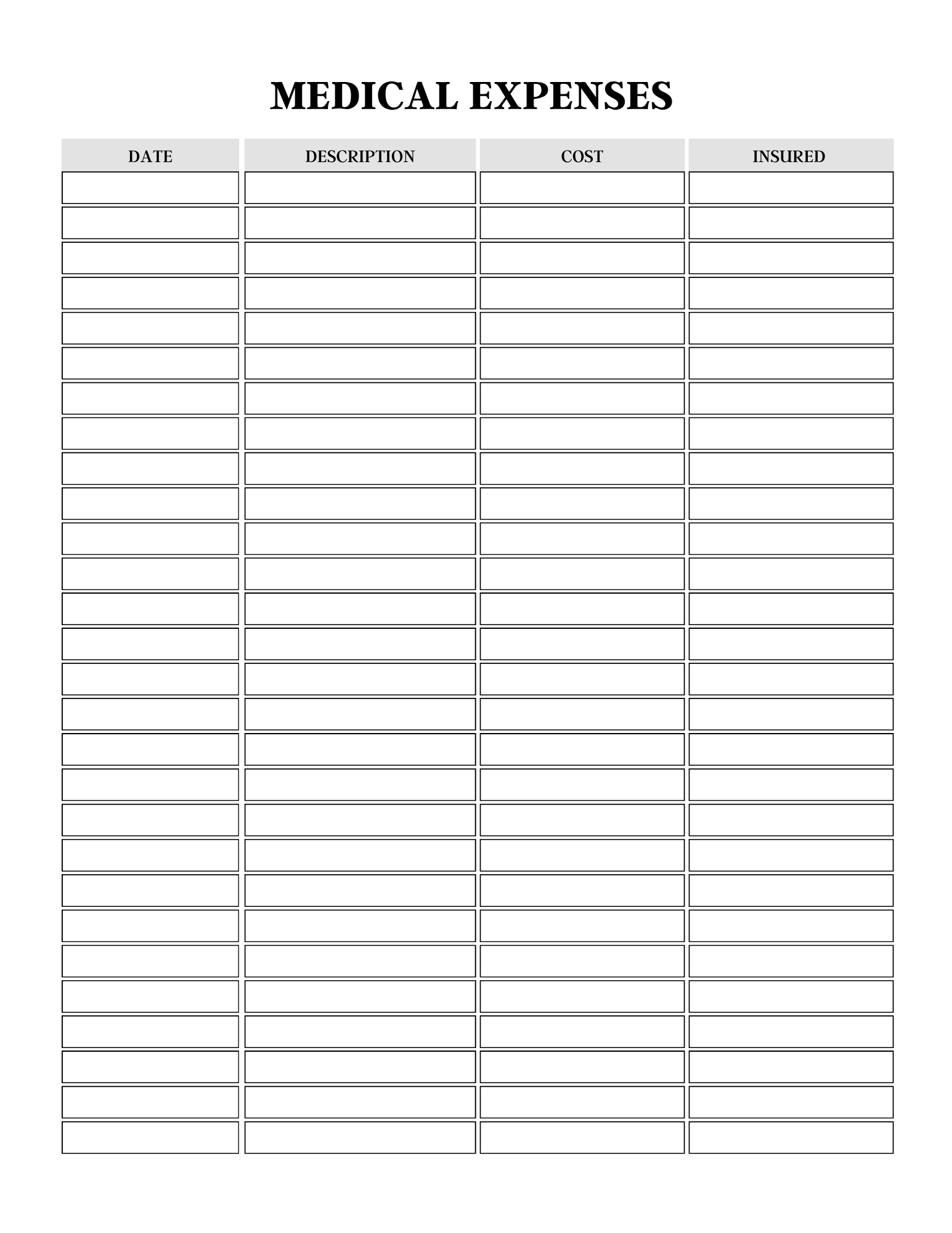 Comprehensive Health Care Planner