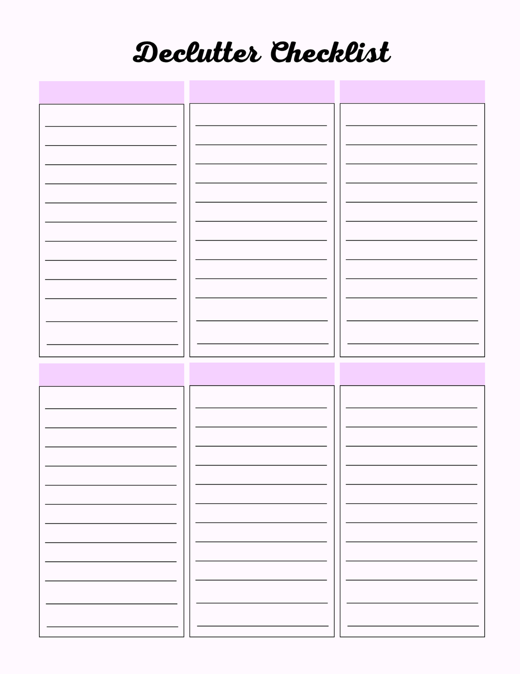 Colorful Self Care Planner