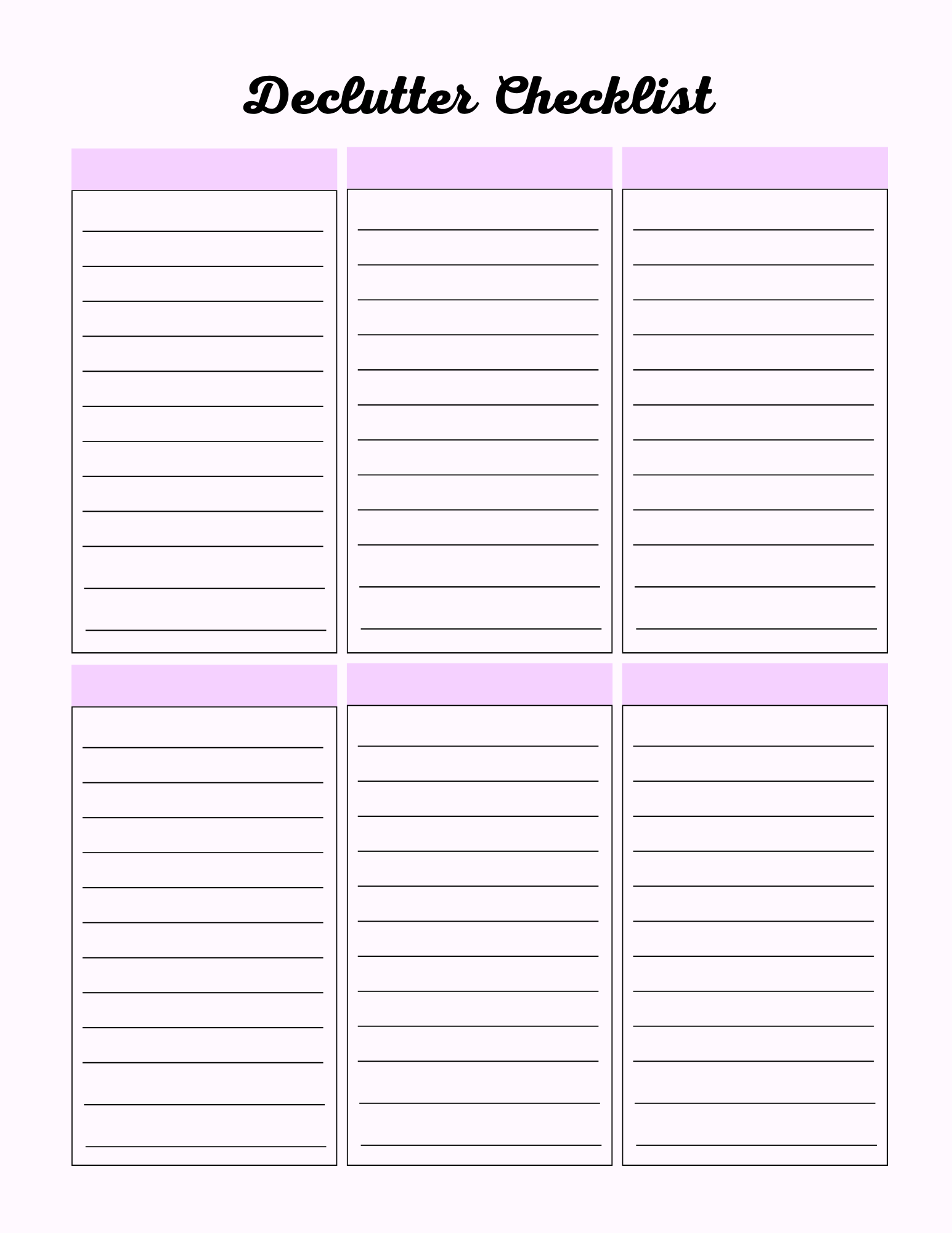 Colorful Self Care Planner