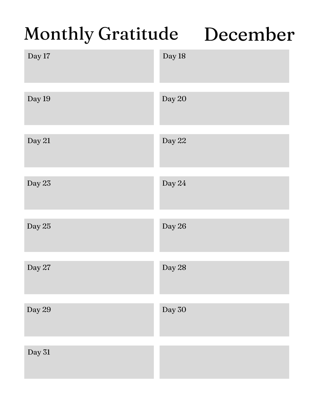 Serenity Prayer Journal