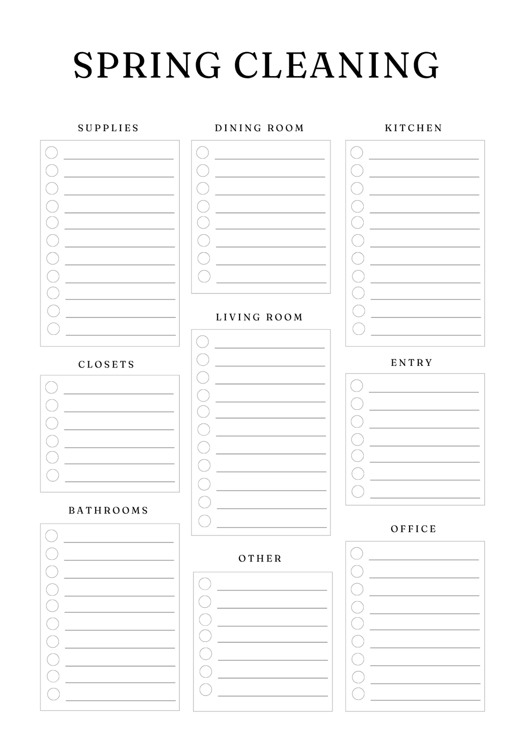 Household Management Planner