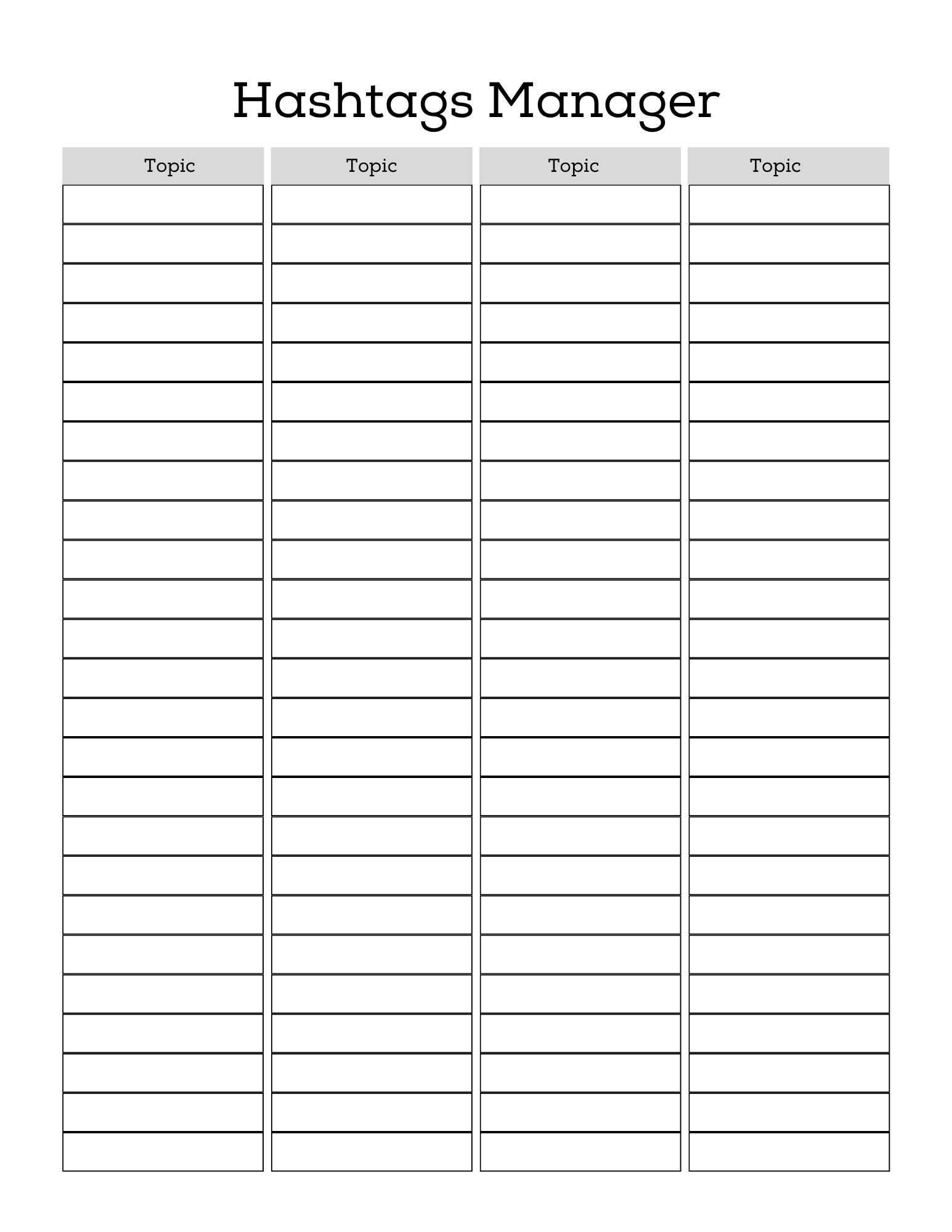 Social Media Post Planner