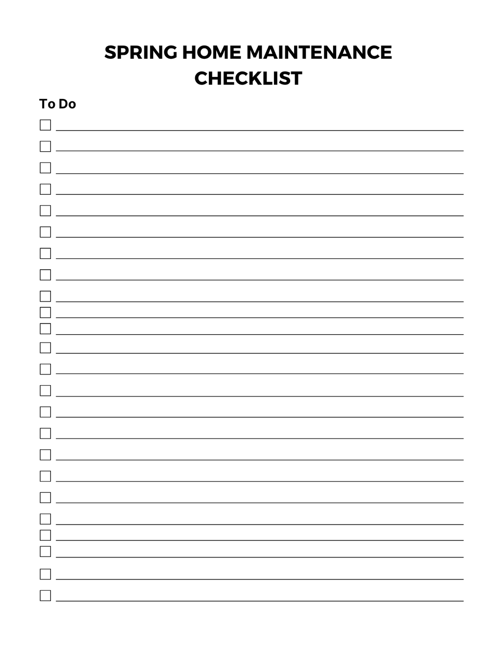 Home Maintenance Planner