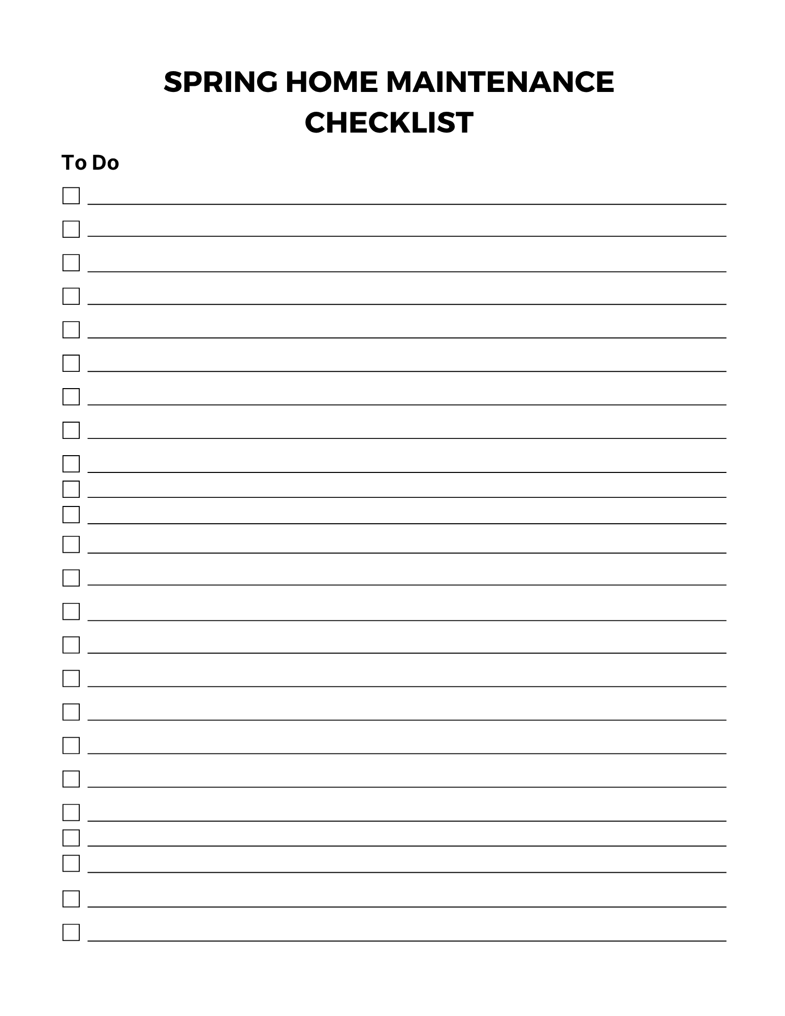 Home Maintenance Planner