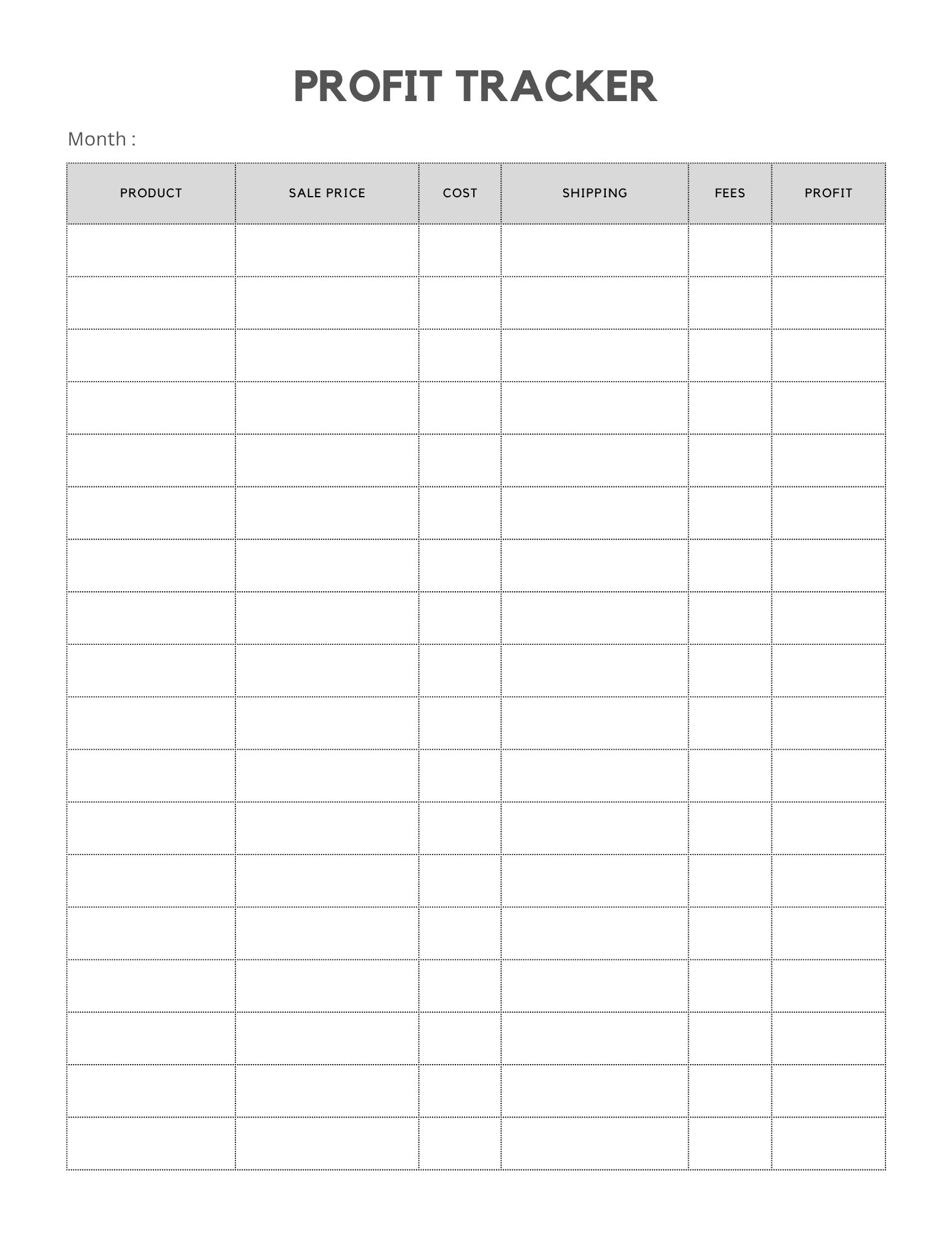 Small Business Planner