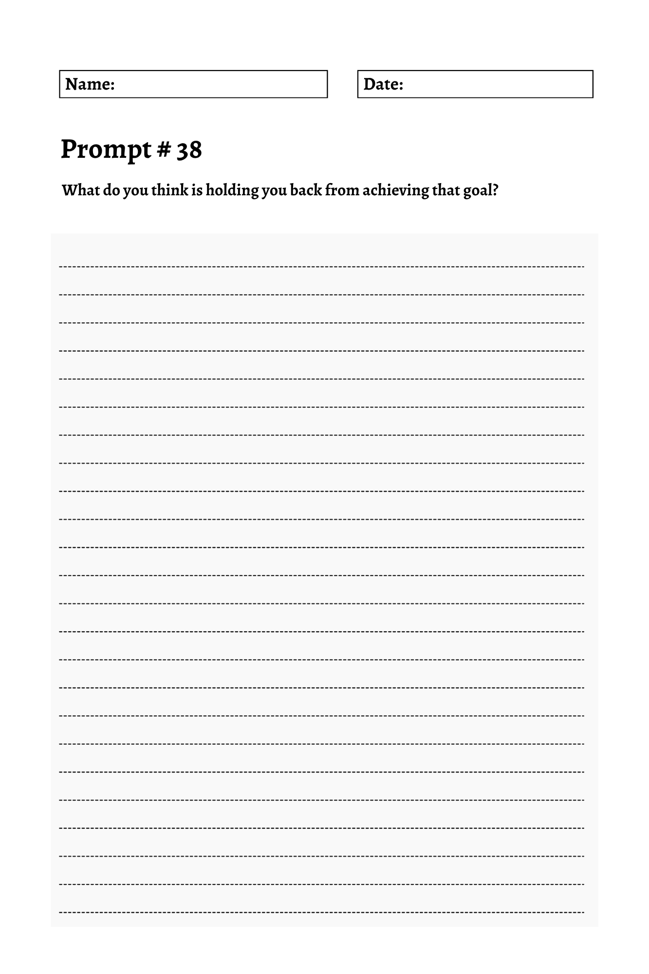 200 Mental Health Journey Prompts