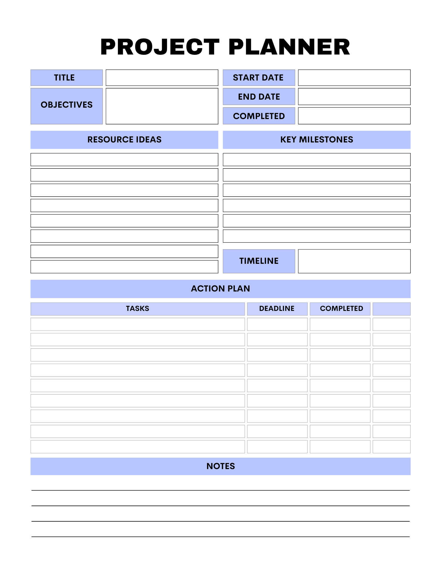 Work From Home Planner