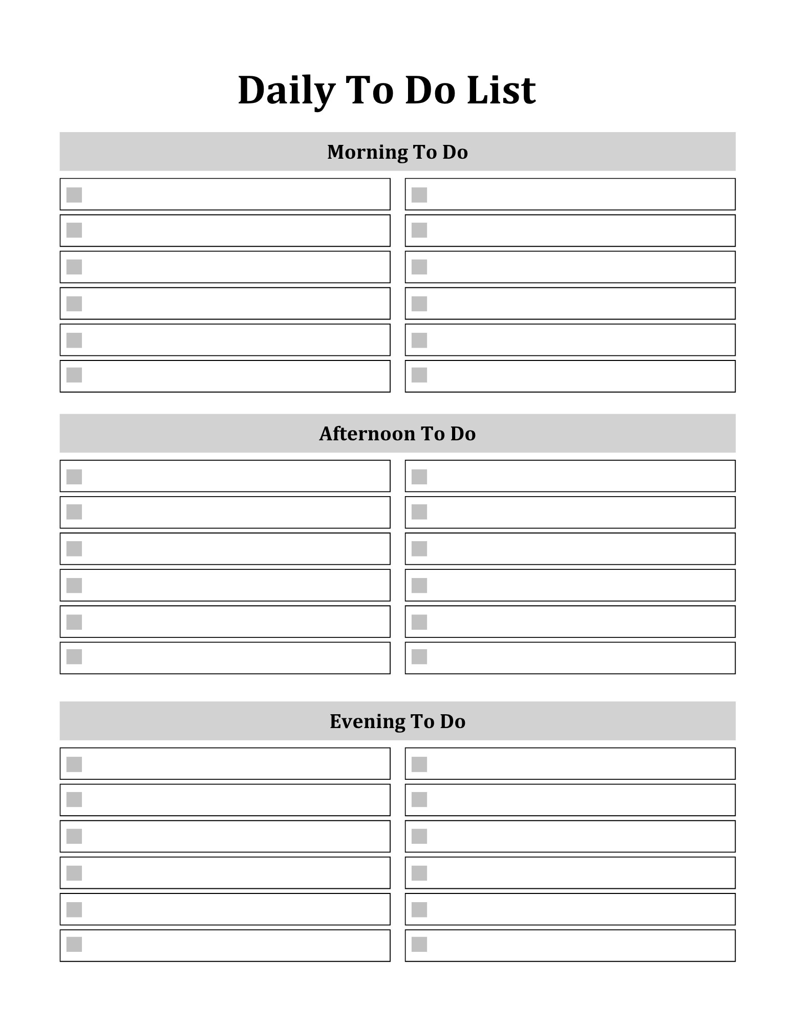 To Do List Bundle
