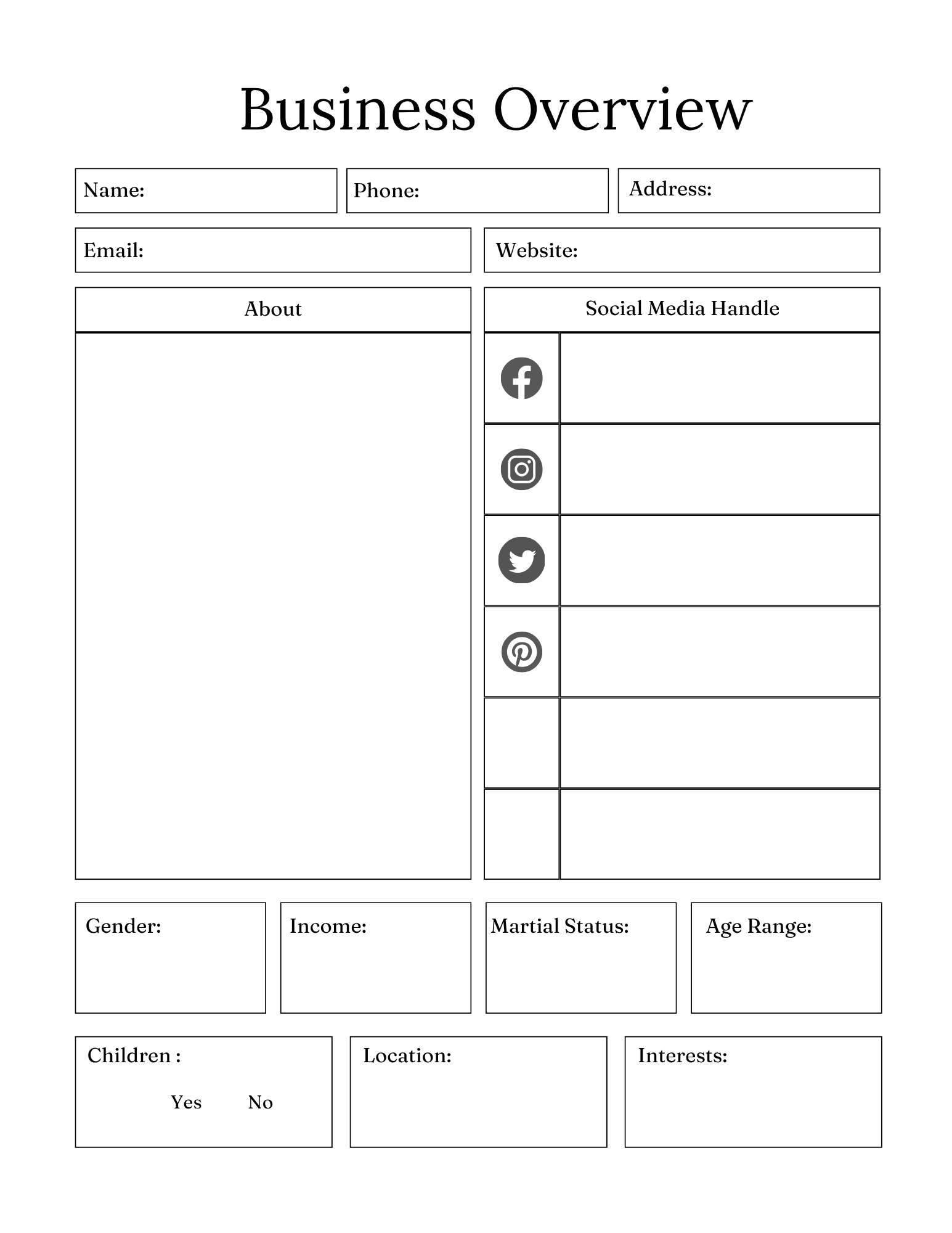 Small Business Bundle Planner