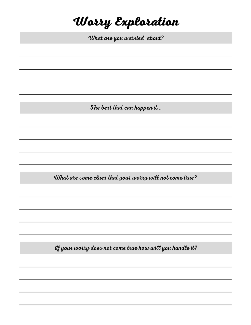 Stress Processing Journal