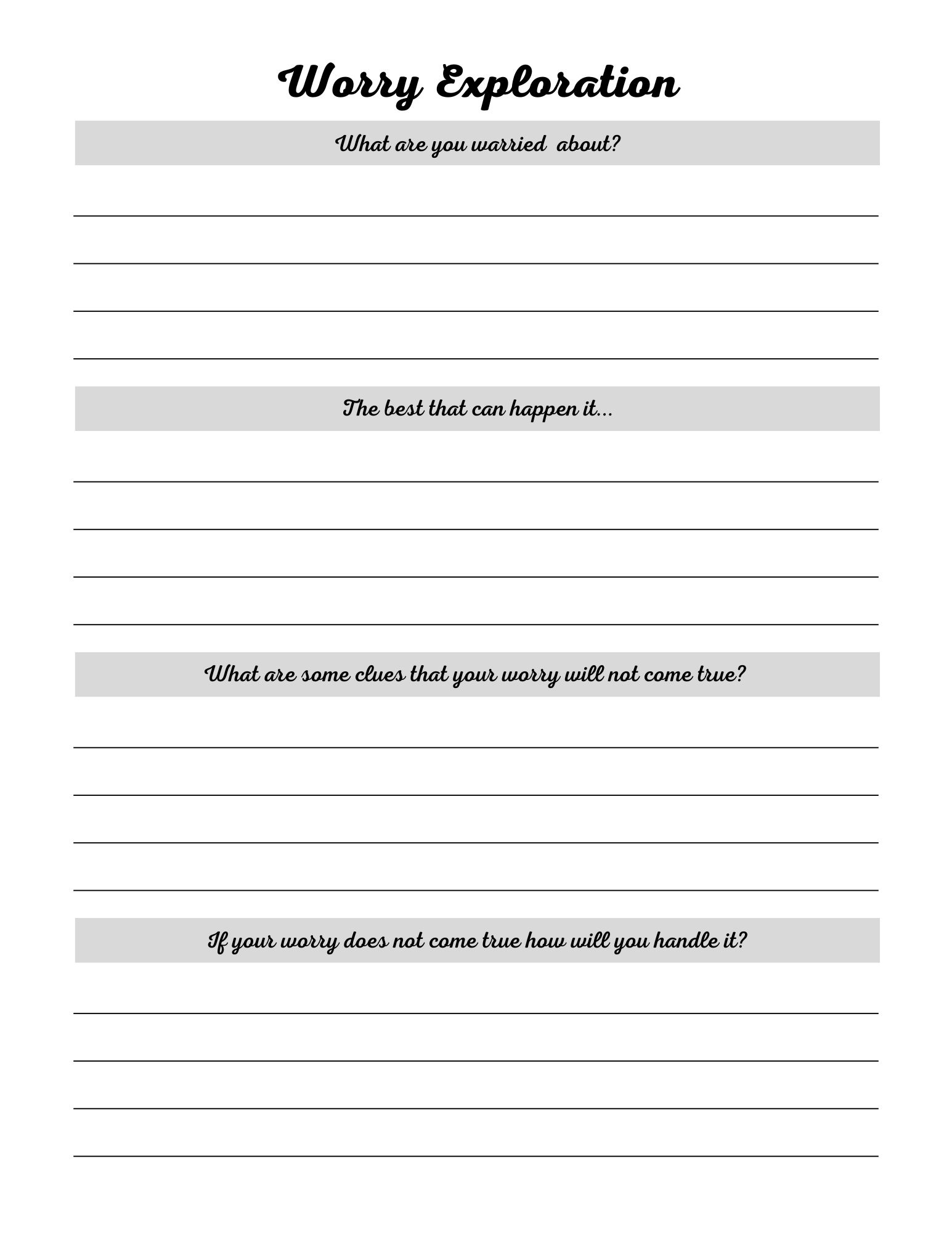 Stress Processing Journal