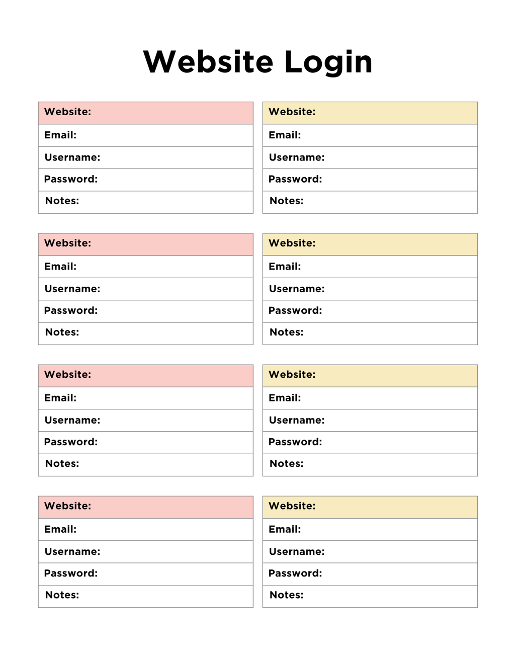 Student Success Organizer