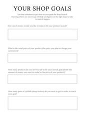 Shopify Success Planner
