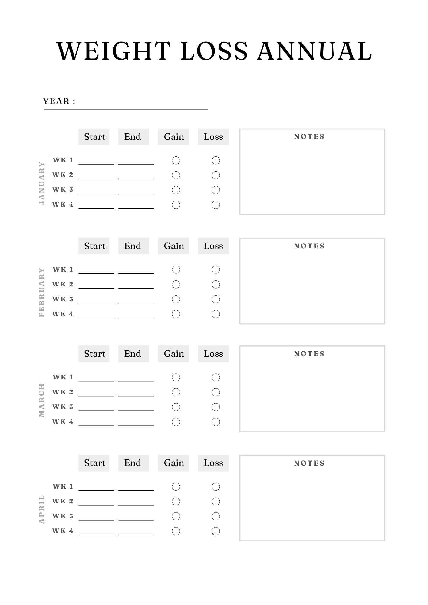 Ultimate Weight Loss Journey Planner