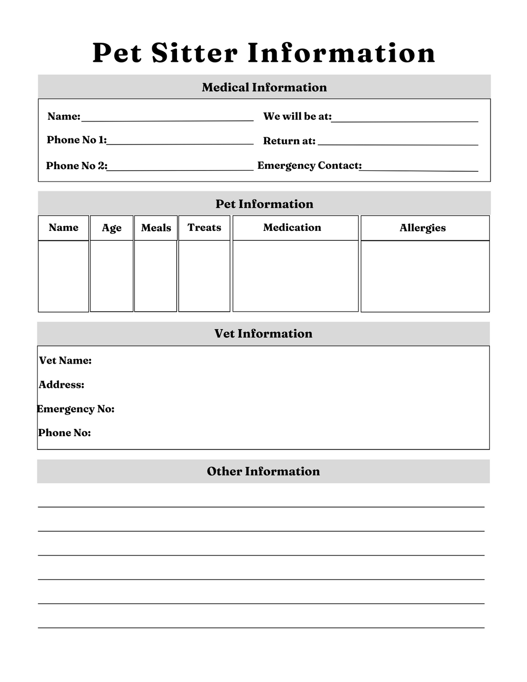 Ultimate Pet Care Planner