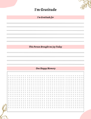 Bliss Gratitude Journal