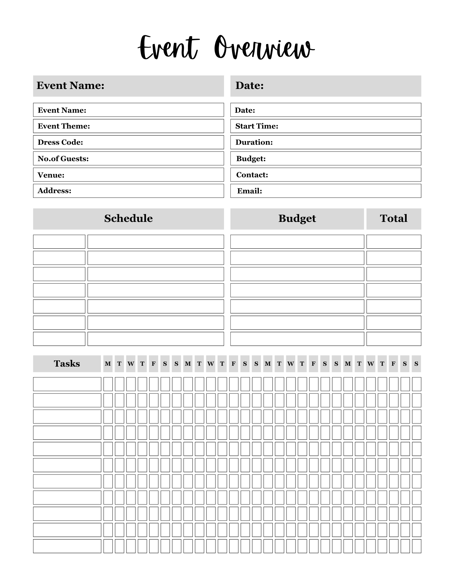 Event Planner