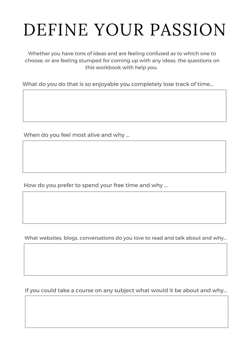 Digital Product Planner