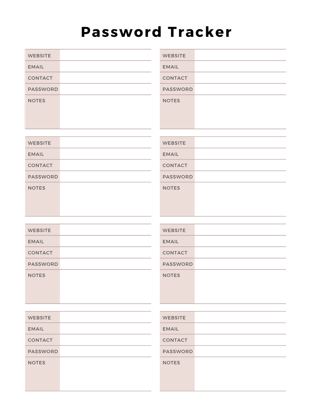 115 Pages Editable Canva Template