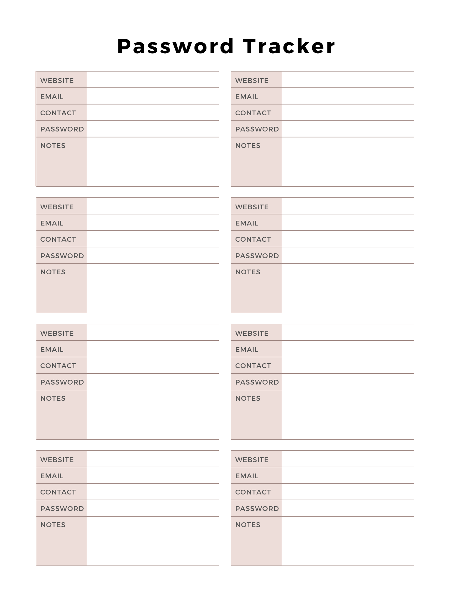 115 Pages Editable Canva Template