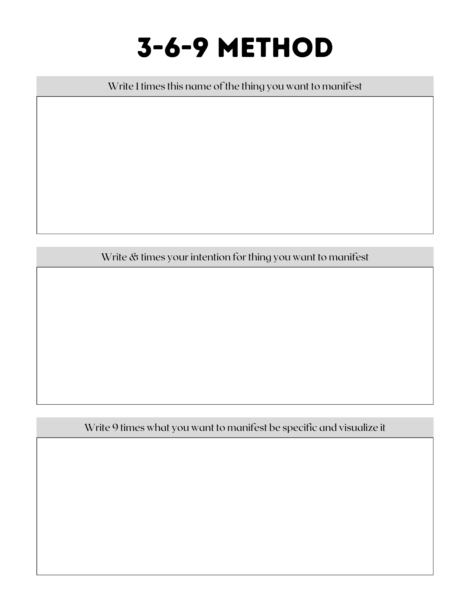 Abundance Manifestation Journal