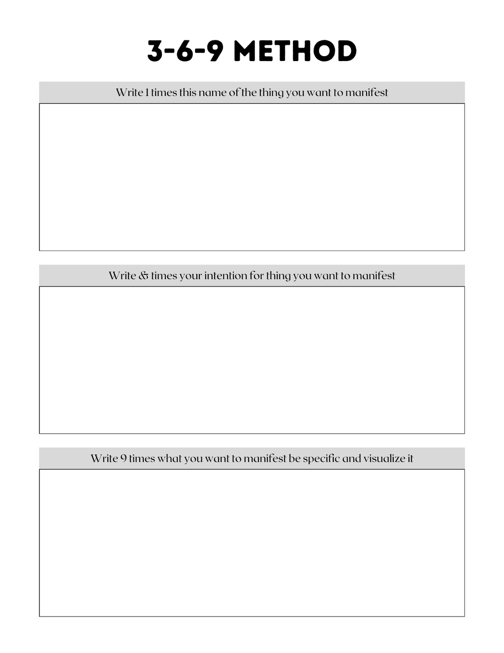 Abundance Manifestation Journal