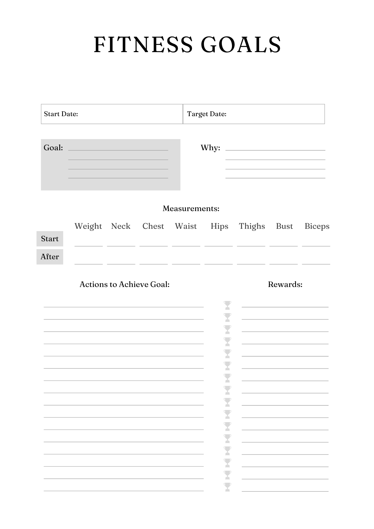 Ultimate Fitness Planner