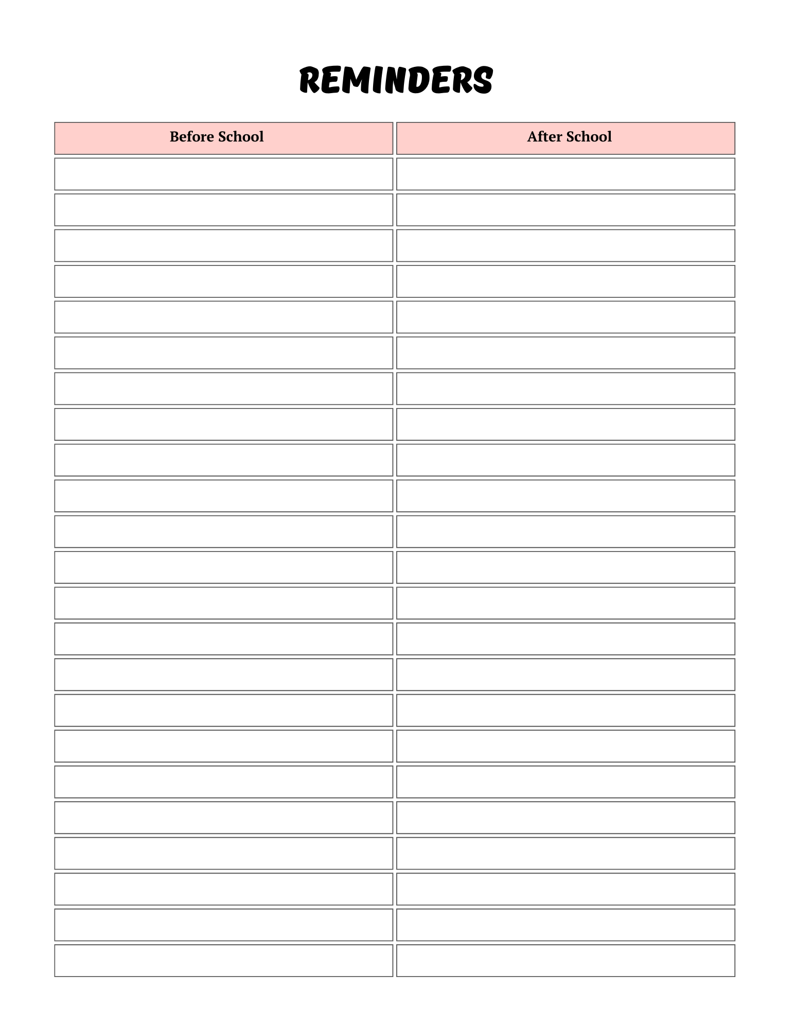 Back -to-school Planner