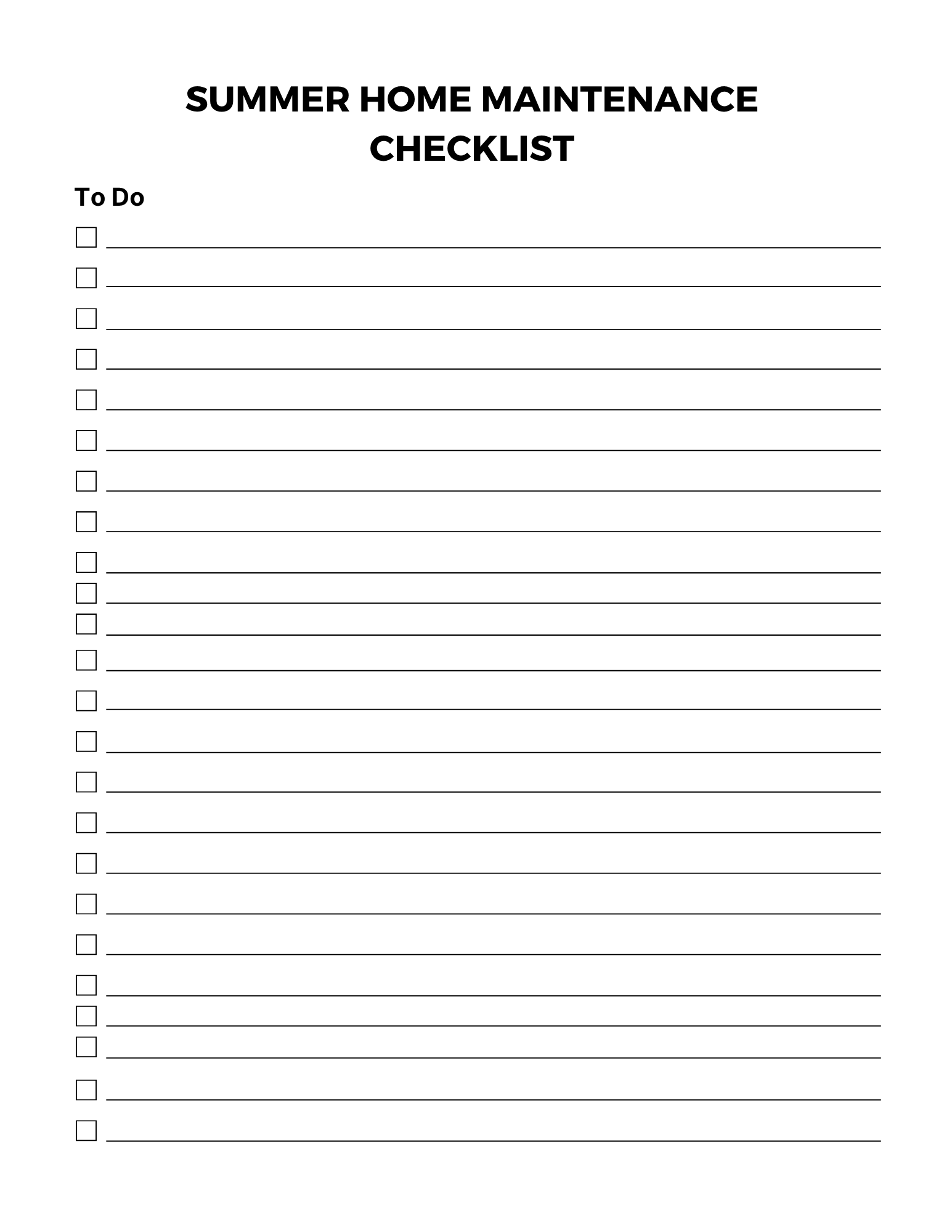 Home Maintenance Planner