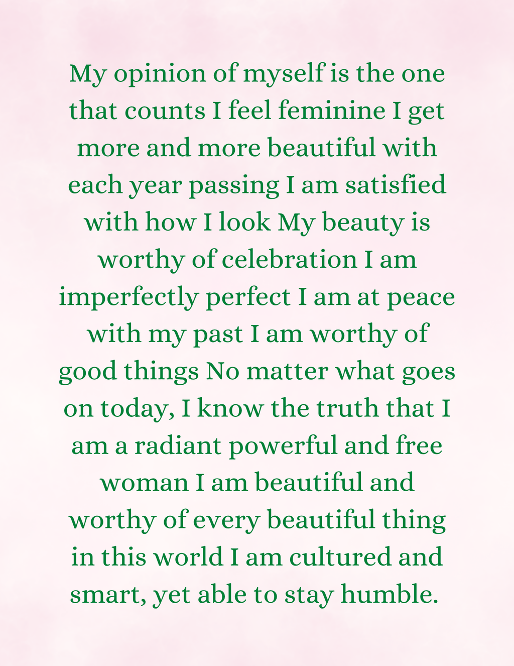 1000 Positive Affirmation for Women