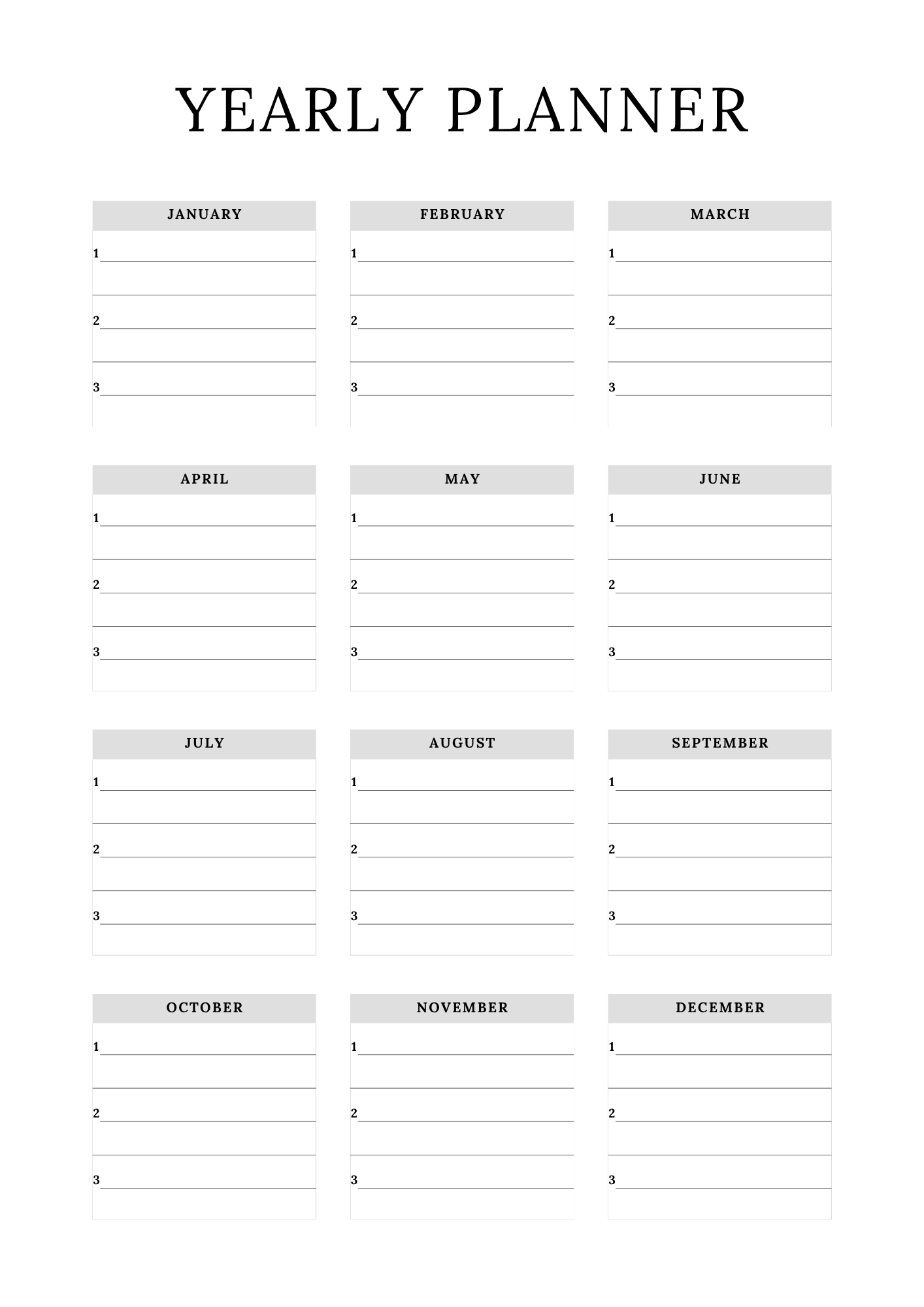 Etsy Shop Planner