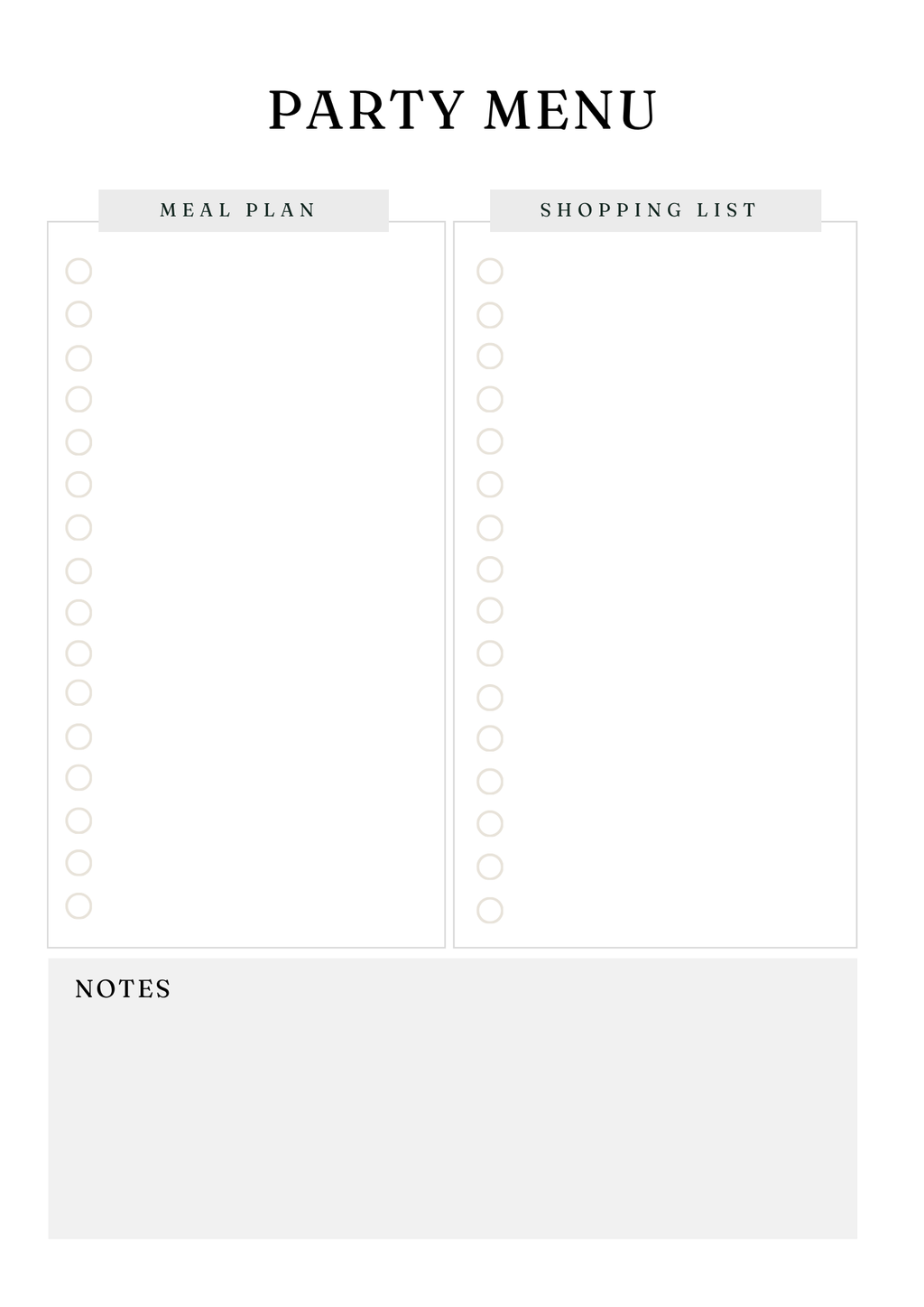 Household Management Planner