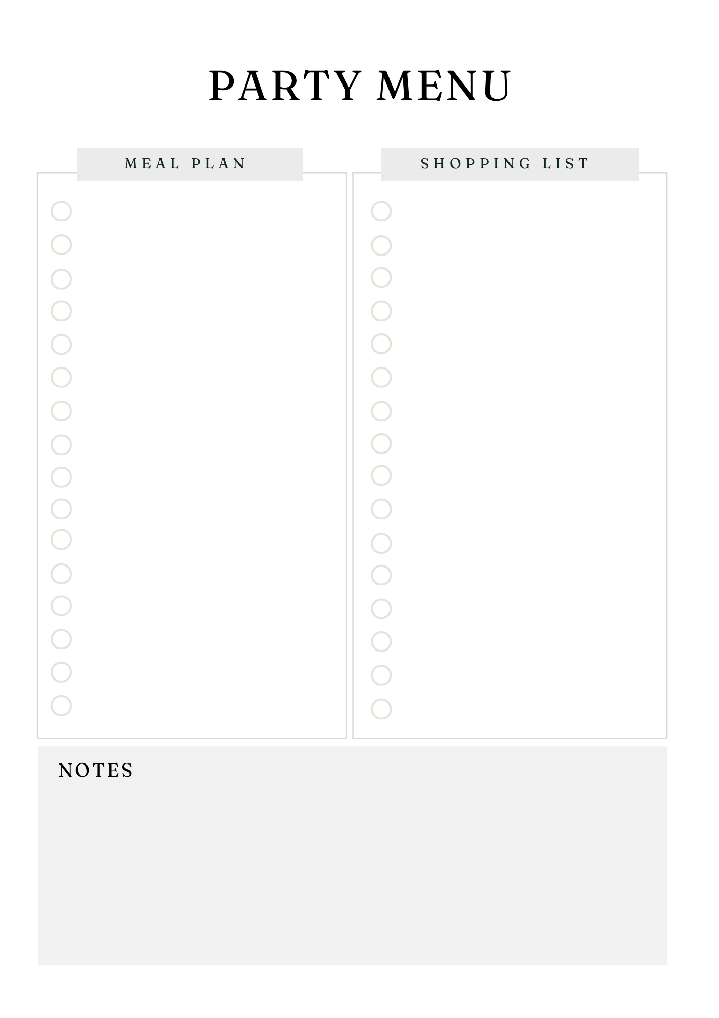 Household Management Planner