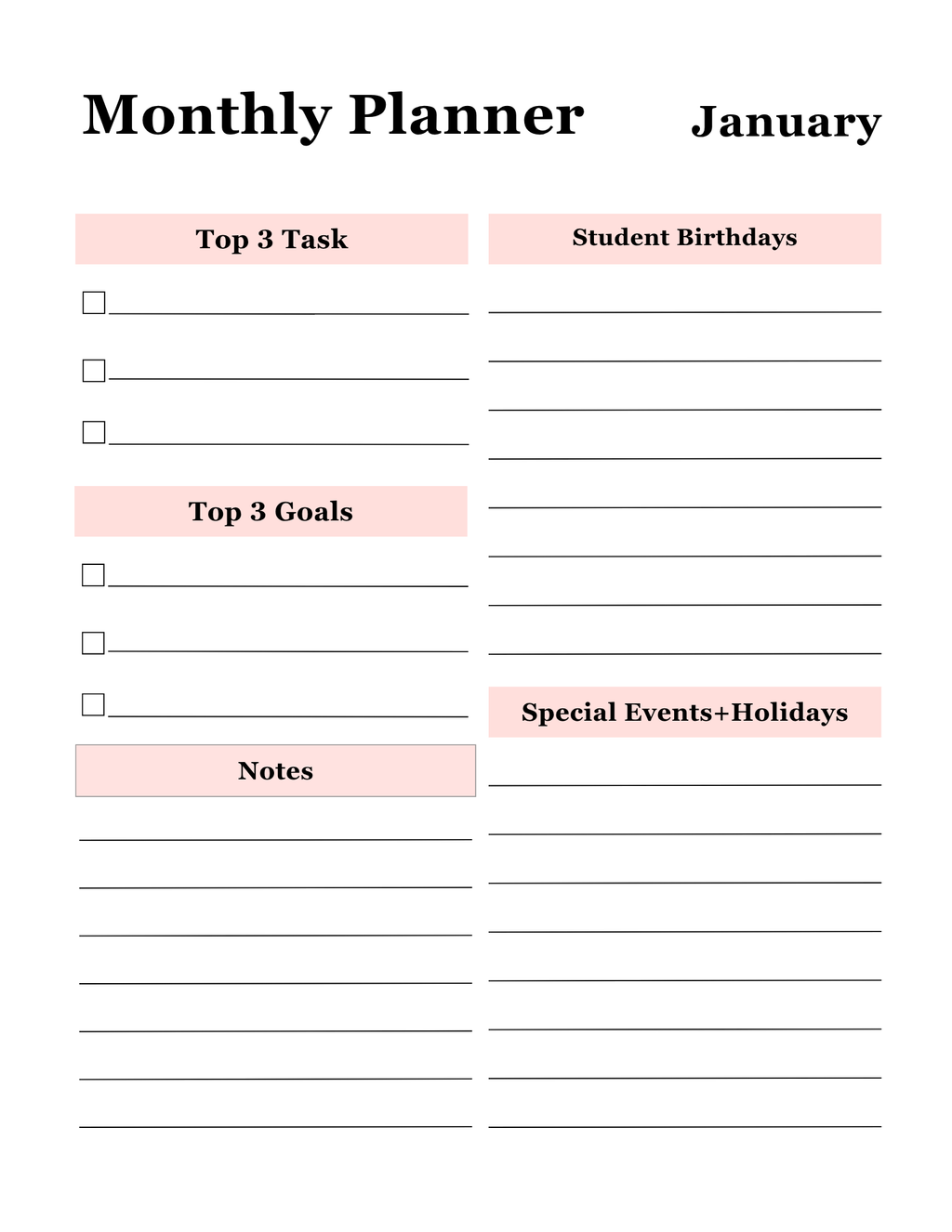 Educator's Master Organizer