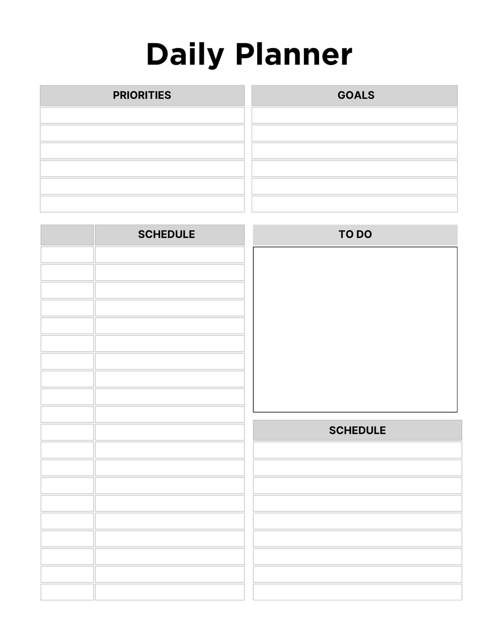 Side Hustle Planner